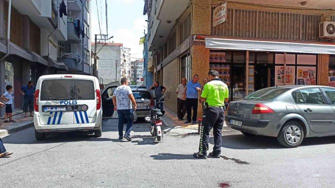 Yayaya Çarpan Elektrikli Bisikletli Çocuk Yaralandı