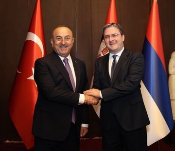 Bakan Çavuşoğlu, Macar Ve Sırp Mevkidaşlarıyla Görüştü