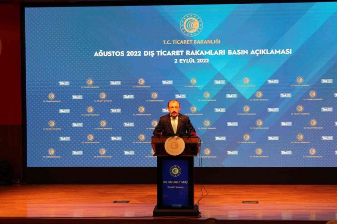 Ağustos Ayı Dış Ticaret Rakamları Açıklandı
