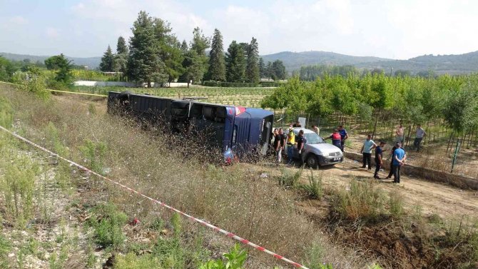 Çanakkale’de Tur Otobüsü Devrildi: 1 Ölü, 54 Yaralı