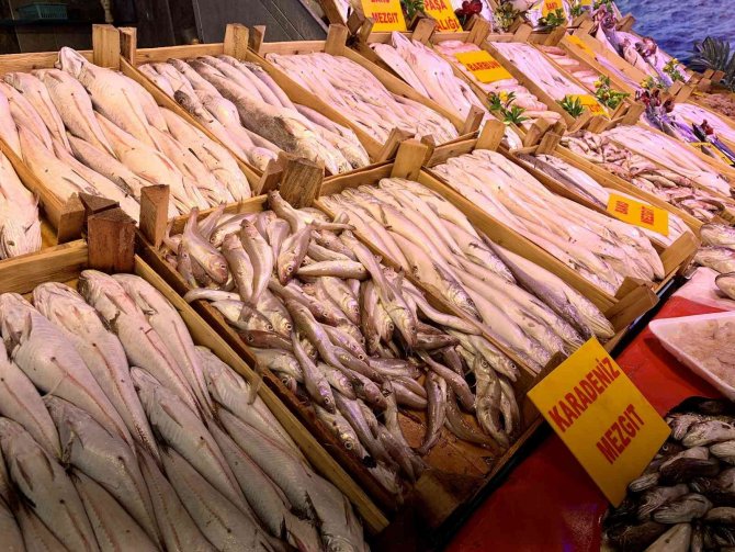 Balık Tezgâhlarında Mezgit Yoğunluğu