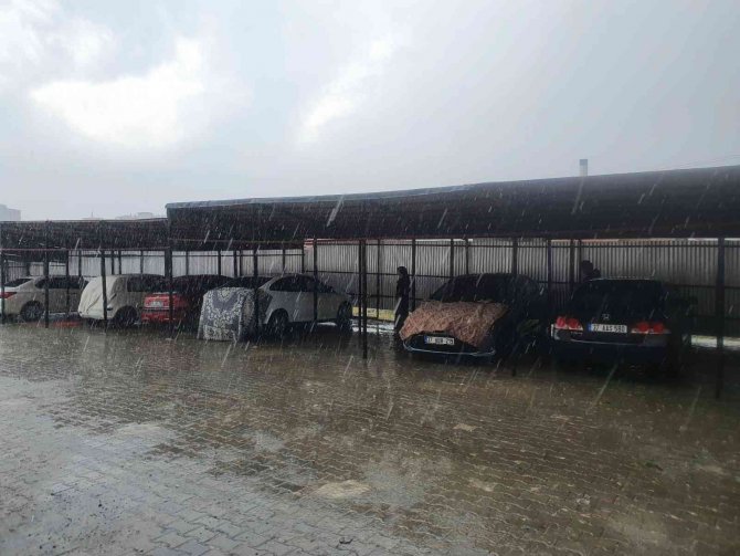 Kastamonu’da Dolu Yağışı Etkili Oldu