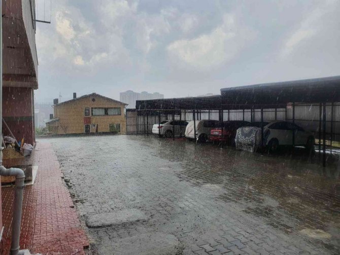 Kastamonu’da Dolu Yağışı Etkili Oldu