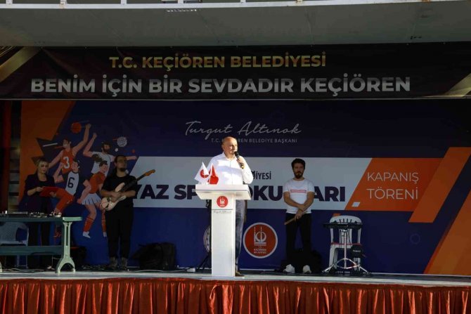 Keçiören’de 5 Binden Fazla Öğrenci Yaz Spor Okullarından Faydalandı