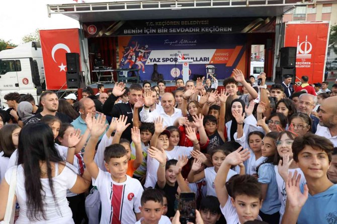 Keçiören’de 5 Binden Fazla Öğrenci Yaz Spor Okullarından Faydalandı