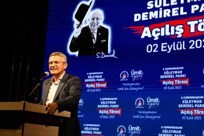 Süleyman Demirel Parkı Açılışında Büyük Buluşma