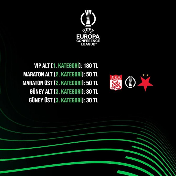 Sivasspor-slavia Prag Maçının Biletleri Satışa Çıktı