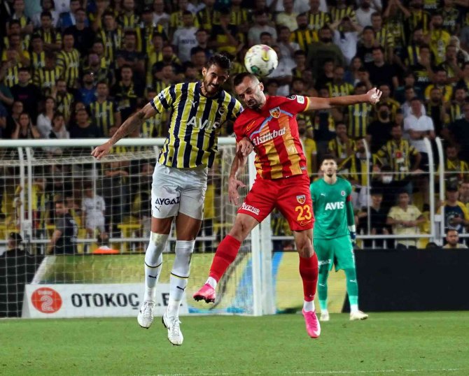 Spor Toto Süper Lig: Fenerbahçe: 2 - Kayserispor: 0 (Maç Sonucu)