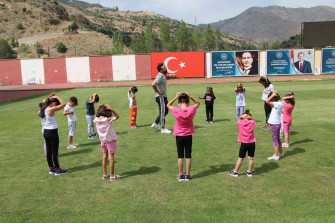 Gümüşhaneli Çocuklar İlk Kez Cimnastik Sporuyla Tanıştı