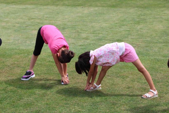 Gümüşhaneli Çocuklar İlk Kez Cimnastik Sporuyla Tanıştı
