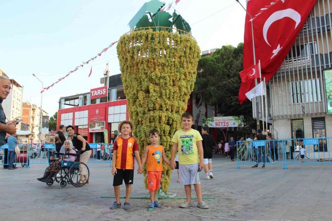 50 Kiloluk Üzüm Yüklü Kelterlerle Kıyasıya Yarış