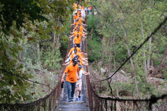 İ̇lçe Turizmine Katkı Sağlayan Şeker Kanyonu Sel Sonrası İlk Misafirlerini Ağırladı
