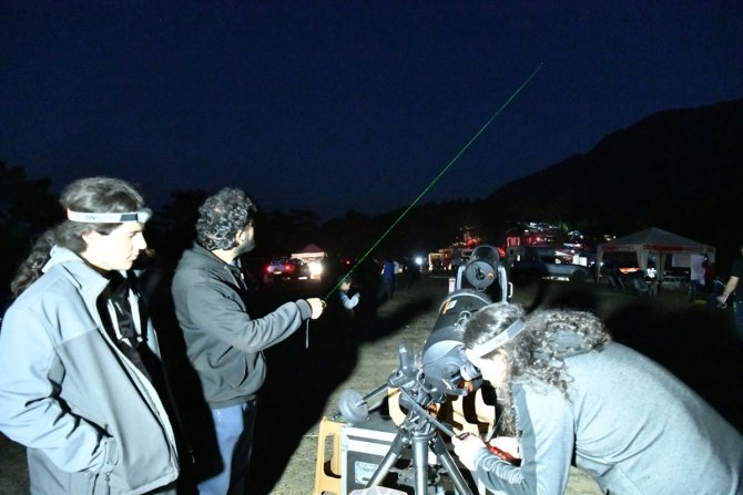 Isparta Melikler Yaylası’nda Gökyüzü Gözlem Şenliğine Yoğun İlgi
