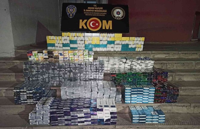Adana’da Kaçakçılık Operasyonu
