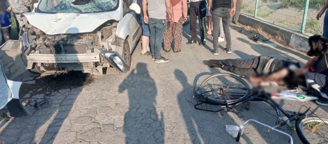 Manisa’da Kamyonetin Çarptığı Bisikletli Öldü