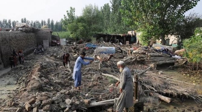 Pakistan’daki Sel Felaketinde Can Kaybı Bin 314’e Yükseldi