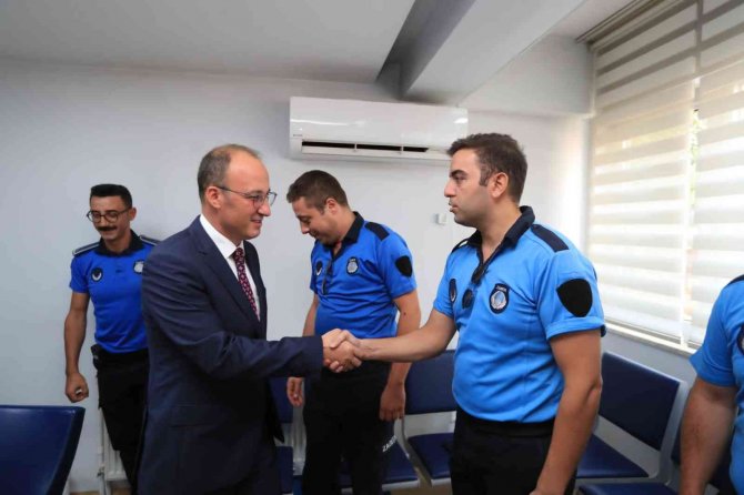 Başkan Örki, Zabıtalarla Bir Araya Geldi