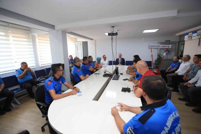 Başkan Örki, Zabıtalarla Bir Araya Geldi