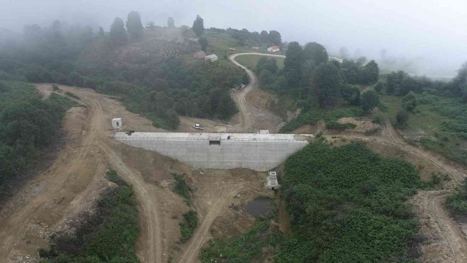 Giresun Piraziz Sel Kapanı İnşaatında Sona Doğru