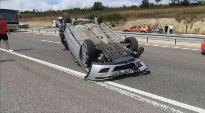 Tekirdağ’da Trafik Kazası: 2 Yaralı