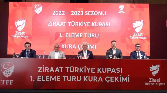 Ziraat Türkiye Kupası 1. Eleme Turu Kura Çekimi Yapıldı
