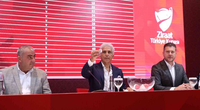 Ziraat Türkiye Kupası 1. Eleme Turu Kura Çekimi Yapıldı