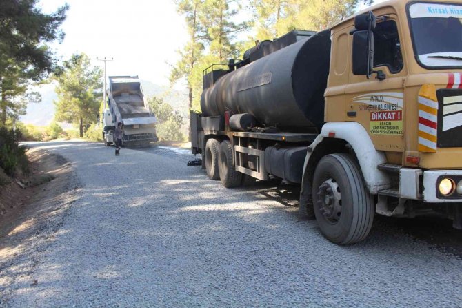 Gazipaşa’da Göçük-gökçebelen Hattı Asfaltlandı