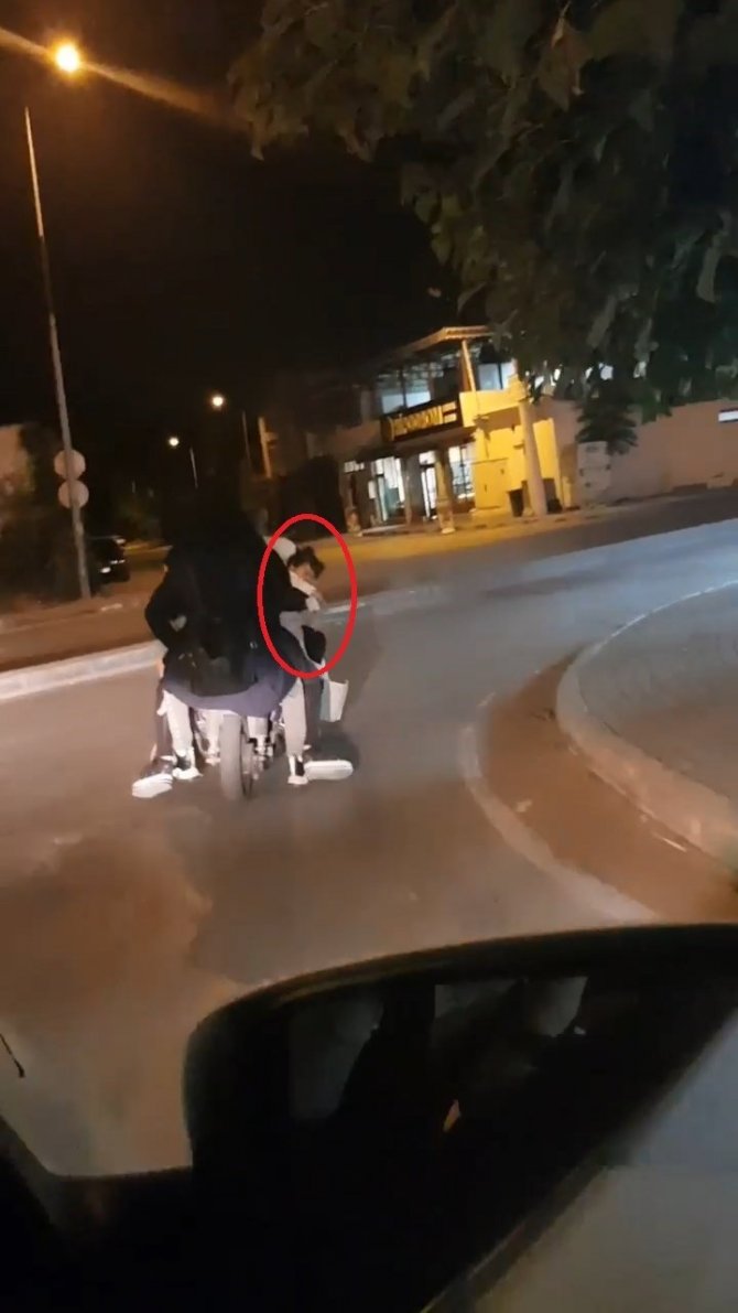Bursa’da Tehlikeli Yolculuk Anları Cep Telefonu Kamerasına Yansıdı