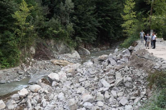 Sel Bölgesinde Yapılan Çalışmalar Denetlendi