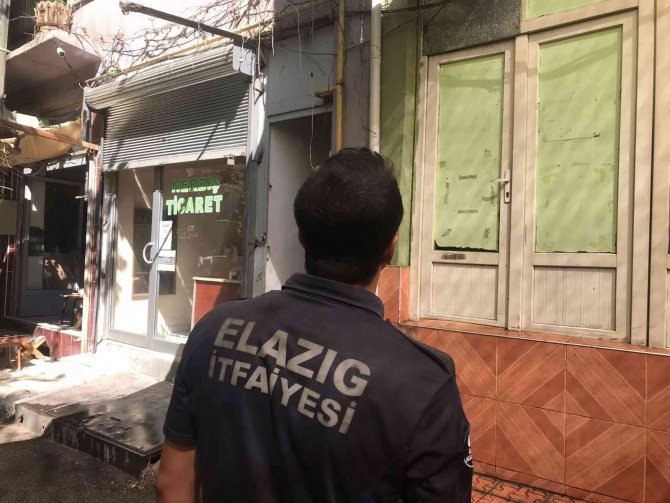 Elazığ’da Baca Yangını
