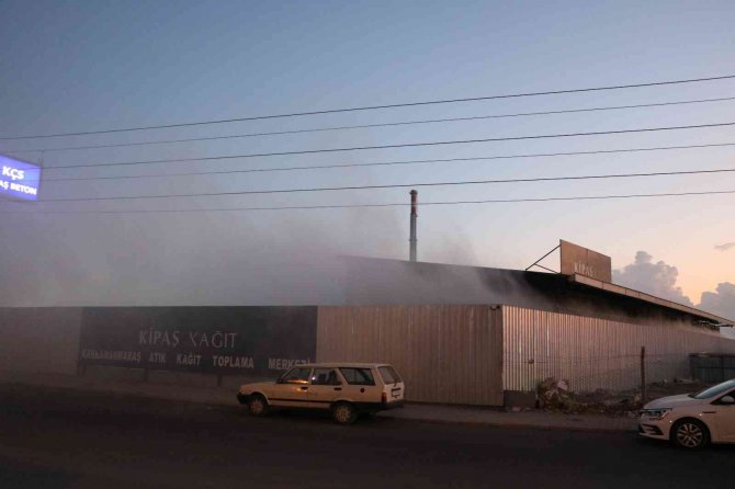 Kahramanmaraş’ta Fabrika Yangını