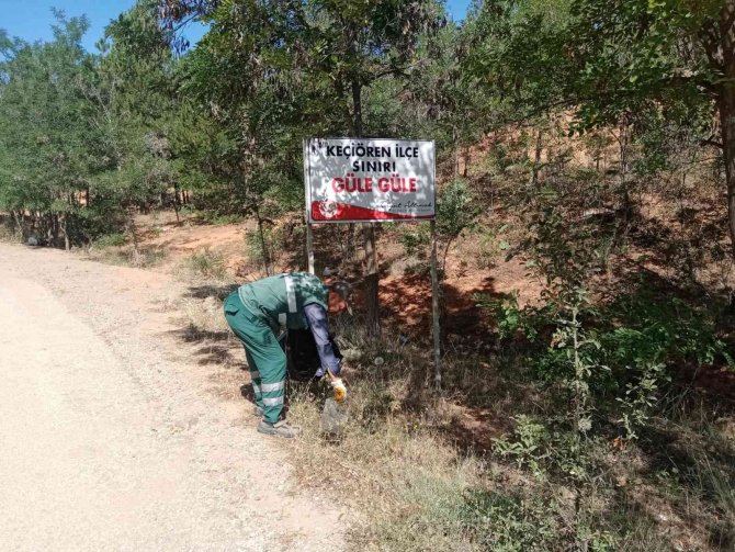 Keçiören’de ‘Doğayı Temizleme Timi’ Görev Başında