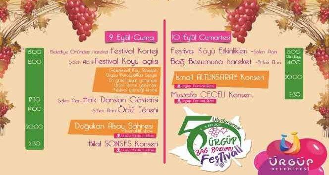 Ürgüp, Yarım Asırlık “Bağ Bozumu” Festivaline Ev Sahipliği Yapacak