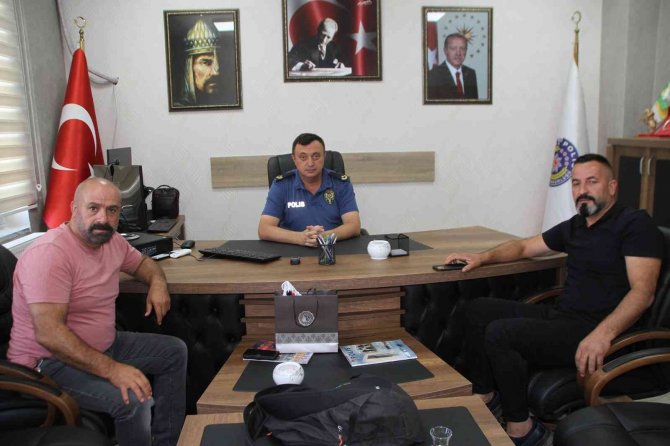 1071 Malazgirt Spor Kulübü Heyetinden Emniyete Ziyaret