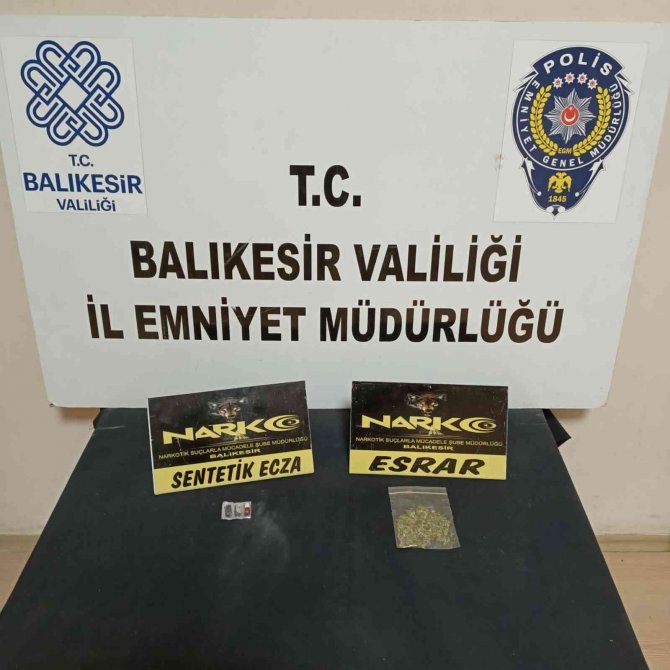 Balıkesir’de Narkotik Köpeği İle Uyuşturucu Operasyonu