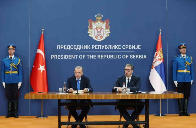 Erdoğan: "Sırbistan İle Ticaret Hacmimiz, İstikrarlı Artış Eğilimini Salgın Koşullarına Rağmen Sürdürdü"