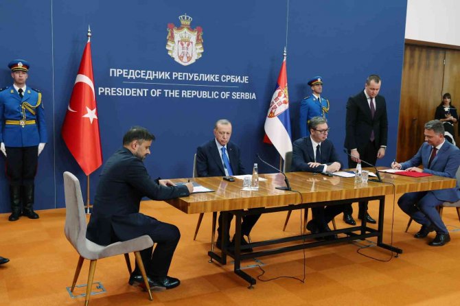 Türkiye Ve Sırbistan Arasında 7 Anlaşma İmzalandı