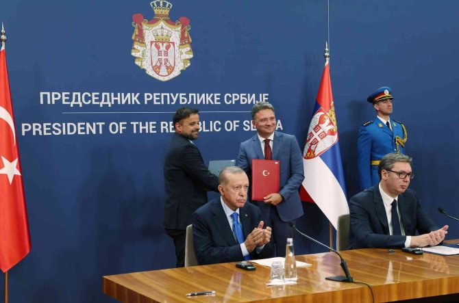 Türkiye Ve Sırbistan Arasında 7 Anlaşma İmzalandı