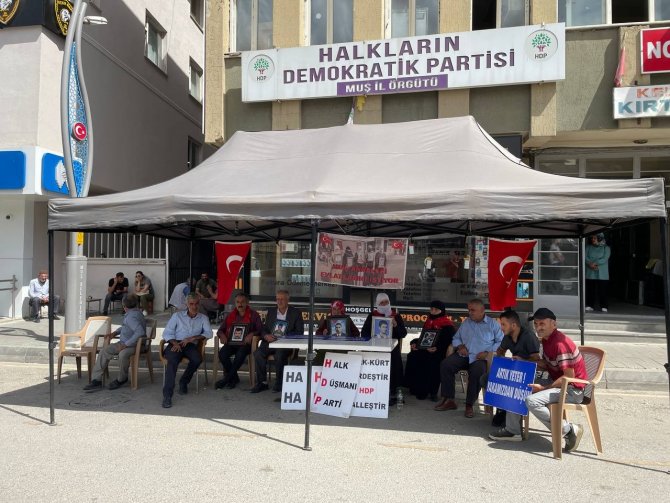 Muş’ta Evlat Nöbeti Tutan Ailelerin Sayısı 38’e Yükseldi