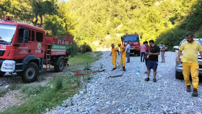 Osmaniye’deki Orman Yangını Büyümeden Söndürüldü