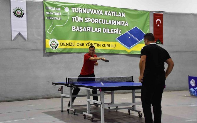Denizli Osb Masa Tenisi Turnuvasında Rekabet Hat Safhaya Yükseldi
