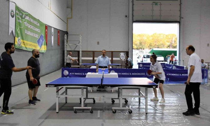 Denizli Osb Masa Tenisi Turnuvasında Rekabet Hat Safhaya Yükseldi