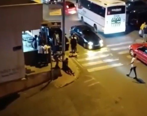 Kavga Kanlı Bitti, O Anlar Anbean Kameraya Yansıdı