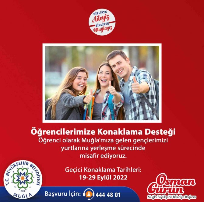 Muğla Büyükşehirden Öğrencilere Eğitim Desteği