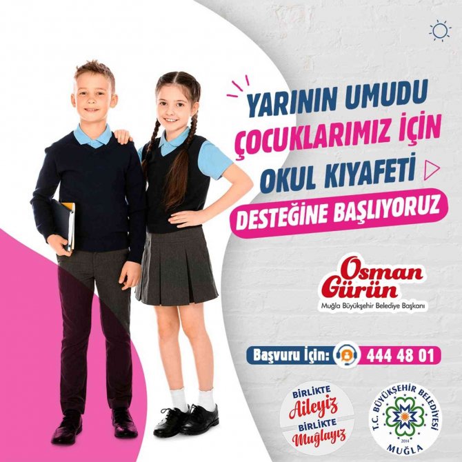 Muğla Büyükşehirden Öğrencilere Eğitim Desteği