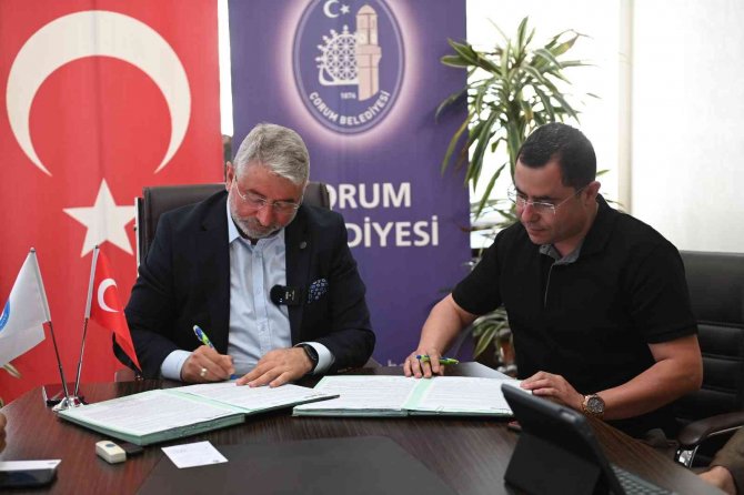 Çorum Belediyesinde Promosyon Sözleşmesi İmzalandı