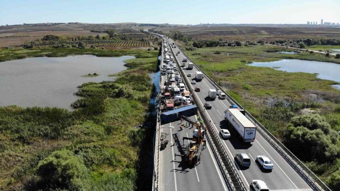 Büyükçekmece Tem’de Feci Kaza