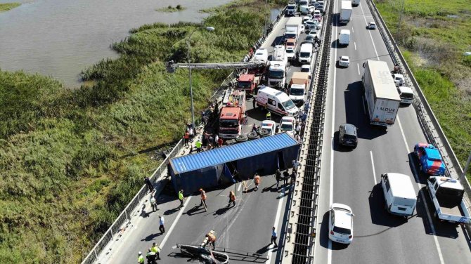 Büyükçekmece Tem’de Feci Kaza
