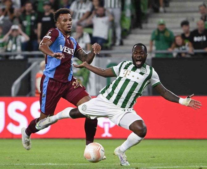 Uefa Avrupa Ligi: Ferencvaros: 3 - Trabzonspor: 1 (İ̇lk Yarı)