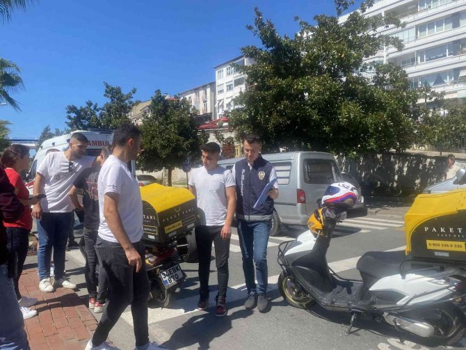 Motosiklet İle Atv Çarpıştı: 1 Yaralı